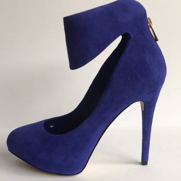 Jessica Simpson ‘NWing’ Suede Platform Heels 8.5 - Picture 1 of 12